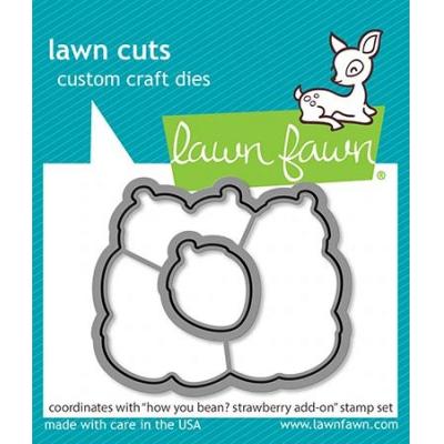 Lawn Fawn Lawn Cuts - How You Bean? Strawberries Add-On